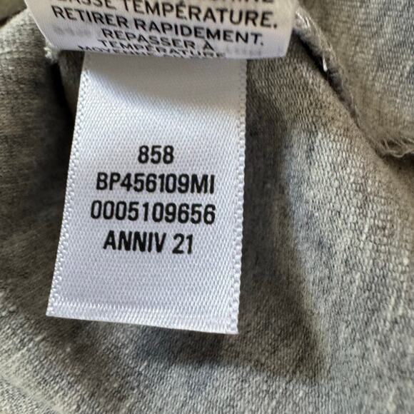 BP SCOOP NECK LONG SLEEVE ORGANIC COTTON TOP IN GRAY NWOT‎ WOMEN'S SIZE MEDIUM - Picture 9 of 9